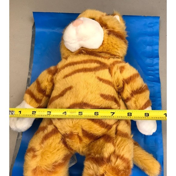 Build A Bear Orange Striped Tabby Cat Plush Stuffed Toy 16 inches, Sound Works! - Picture 8 of 10